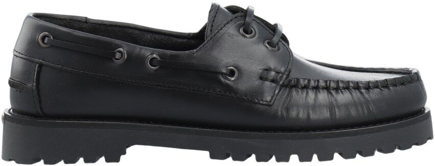 CASLENA Boat Shoe Pull Up Leather