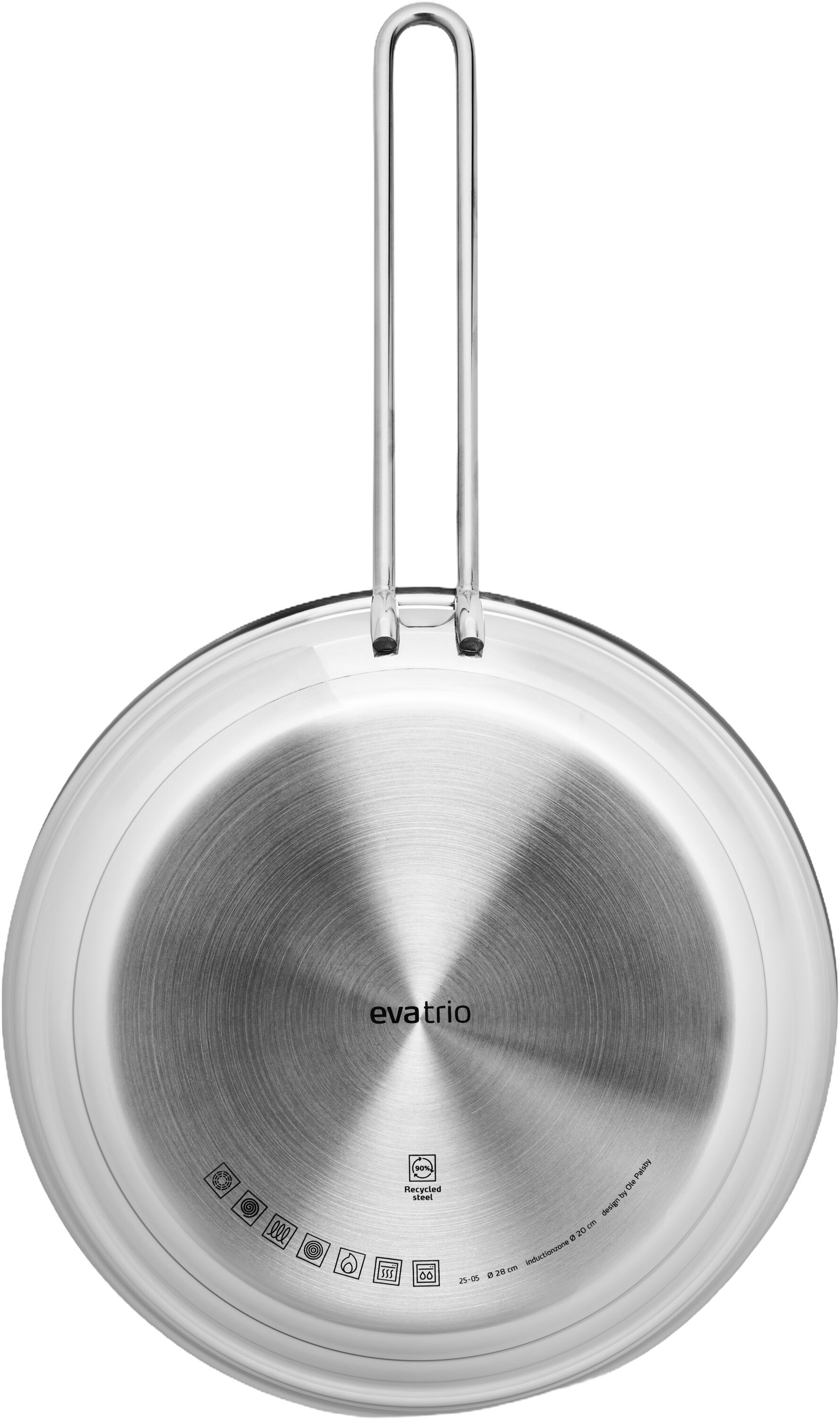 Multi 5-ply Stegepande 28 cm steel base
