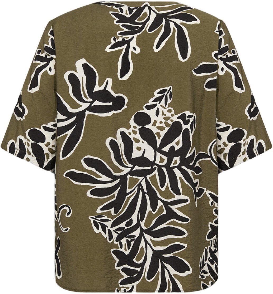 Curvy WA-LINNEA 1 Bluse Oliven