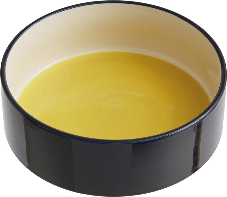 HAY Dogs Bowl-Large-Yellow, blue