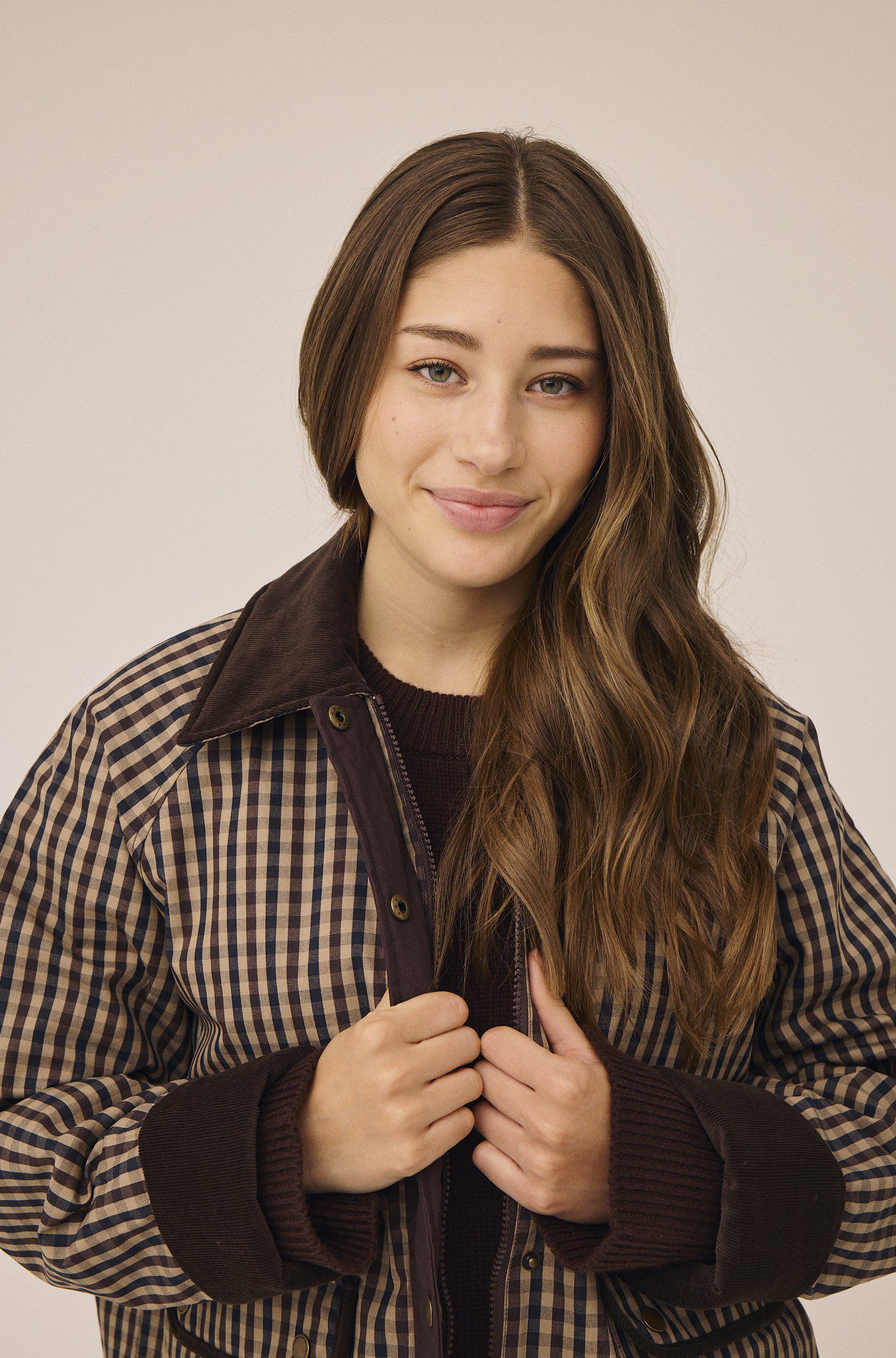 Emmy 9 Jacket with corduroy details - GRS