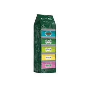 Organic Green Teas - Assortment 5 metal tin - 100g