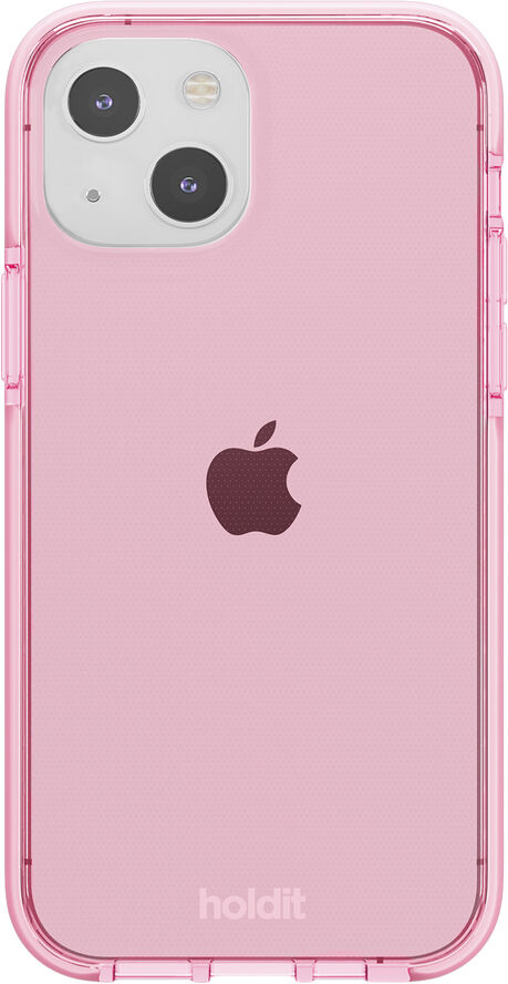 Seethru Case iPhone 13 Bright Pink