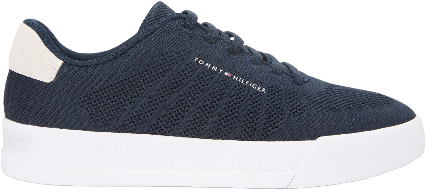 Logo Knit Court Trainers