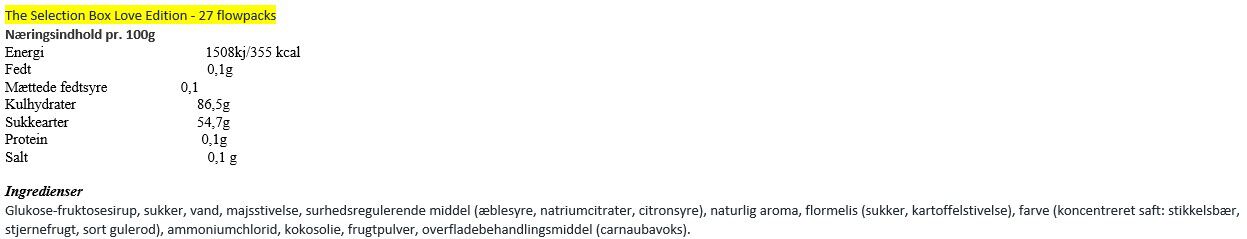 The Selection Box Love Edition - 27 flowpacks