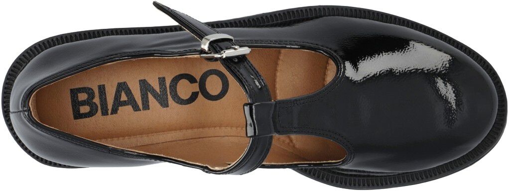 BIAPEARL T-Strap Mary Jane Faux Leather