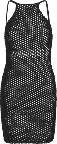 Heavy Crochet Mini Dress