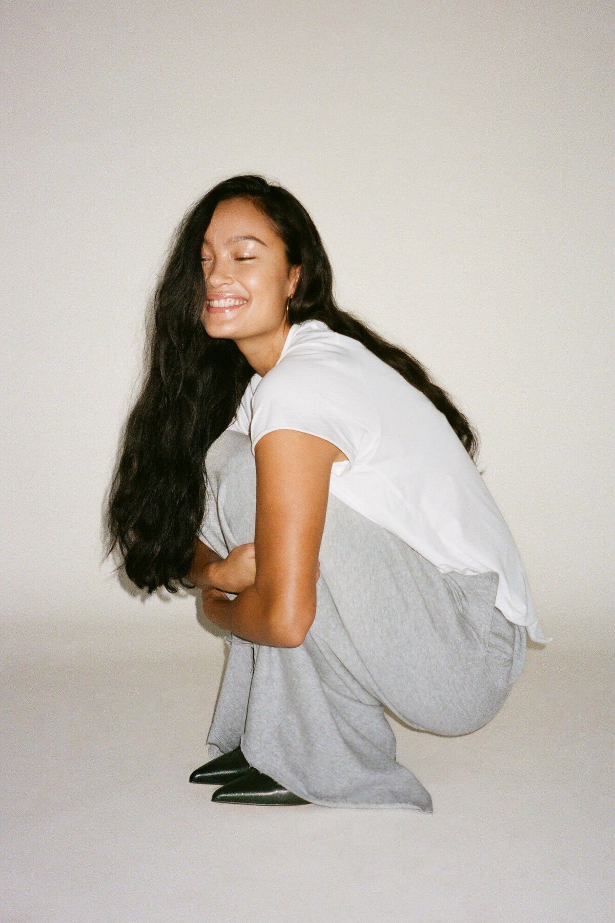 Light stretch long skirt - Hanni