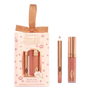 Pillow Talk Mini Glossy Lips Duo Pillow Talk - Læbemakeup-sæt
