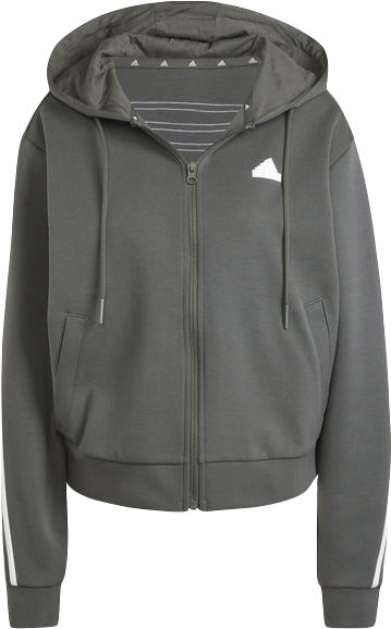 Future Icons 3-Stripes Full Zip h&aelig;ttetr&oslash;je