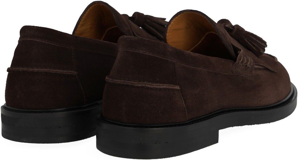 Rummelig loafer med frynser og kvas