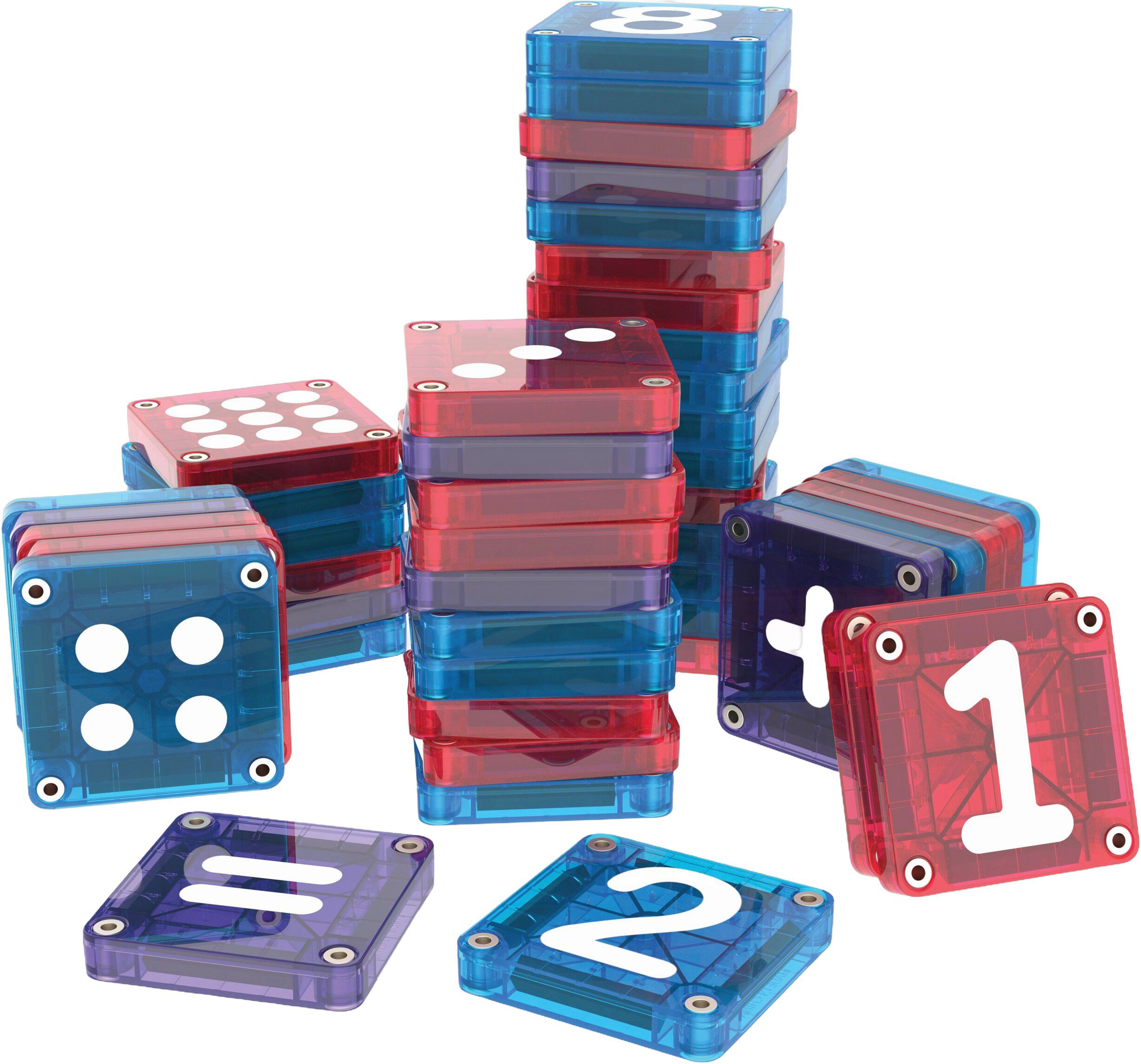 MAGNA-TILES, Learn Numbers, 56 pcs