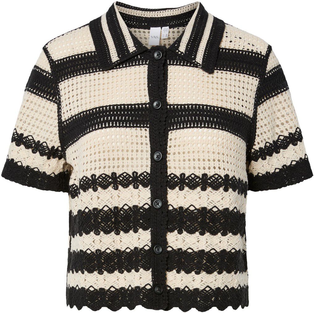 YASCECILIA SS KNIT CARDIGAN