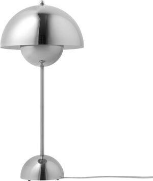 Flowerpot Table Lamp VP3, Chrome-Plated
