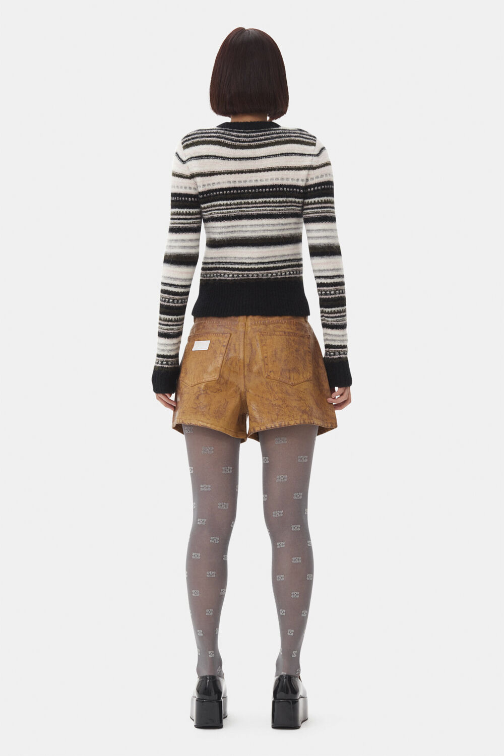 Soft Wool Stripe Cardigan