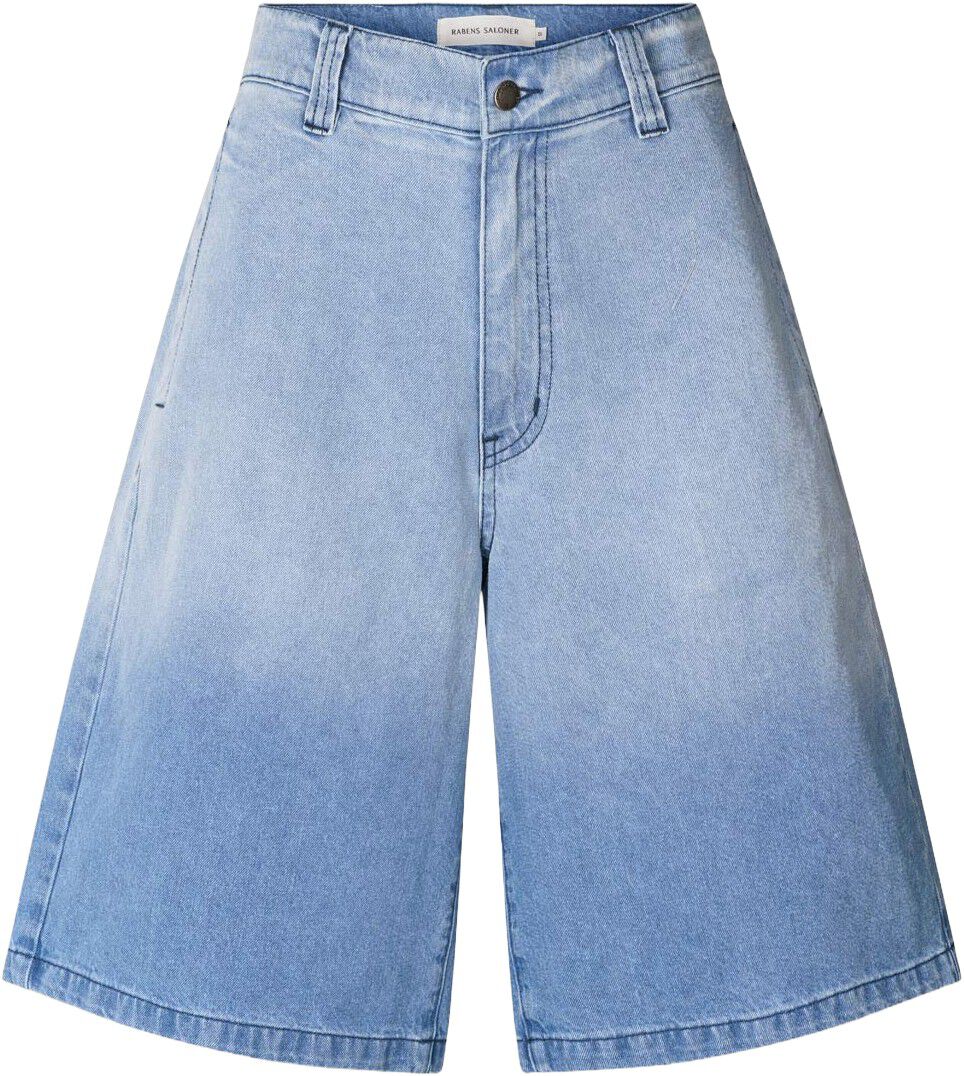 Light denim wide shorts - Raha