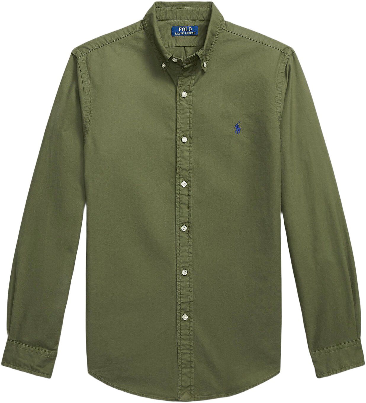 Slim Fit Garment-Dyed Oxford Shirt