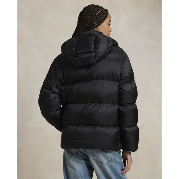 Water-Repellent Quilted Down Jacket