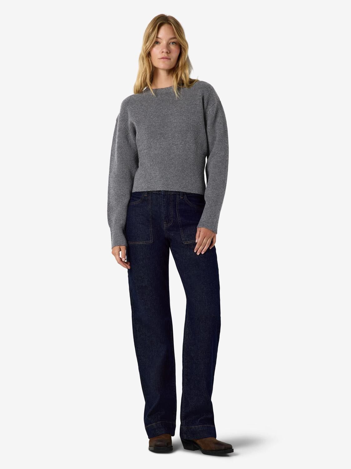 Nmsloan L/S O-Neck Knit Noos