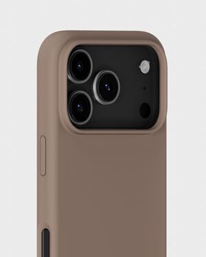 Silicone Case iPhone 17 Pro Mocha Brown