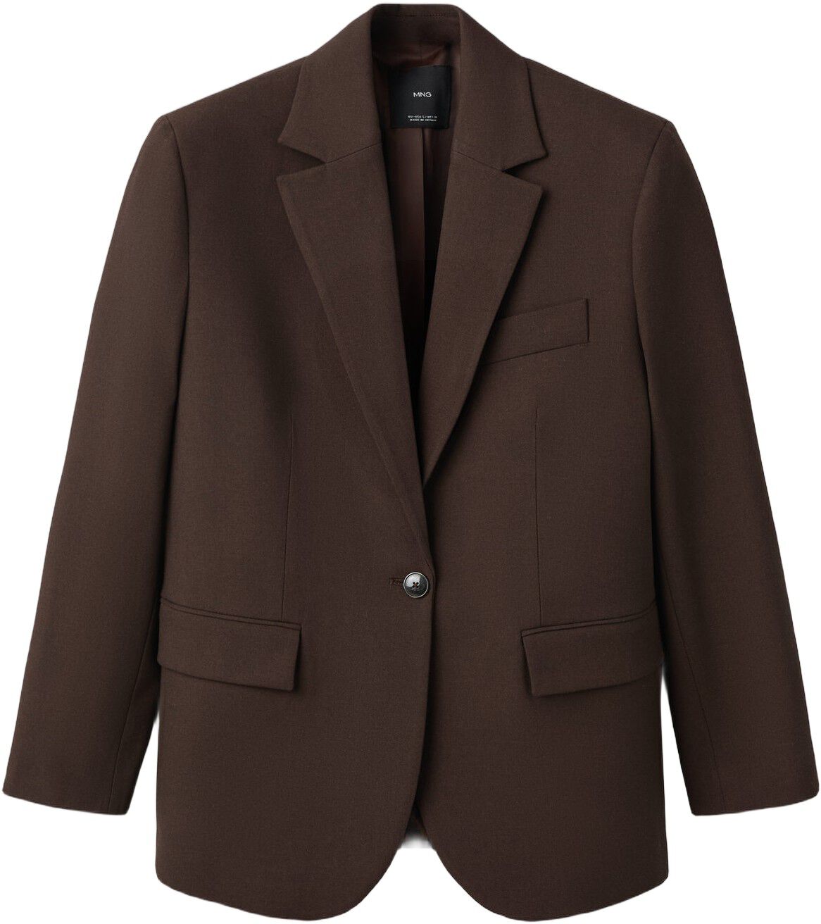 Straight-fit suit jacket