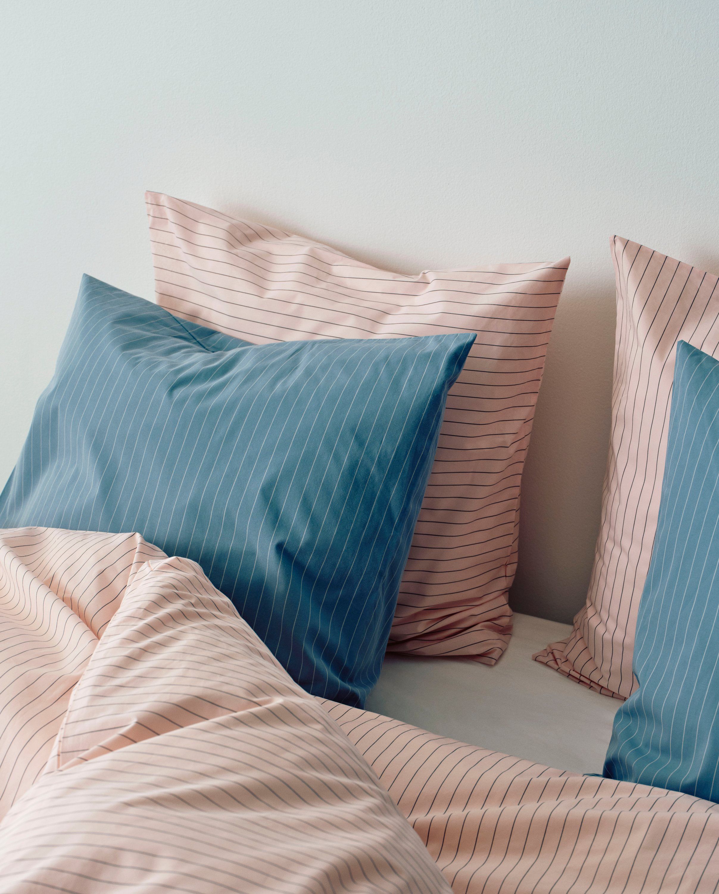 Fineline Pillow Case-63 x 60-Soft pink