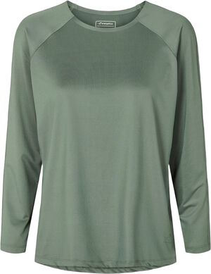 Boat Neck Langærmet Trænings T-shirt