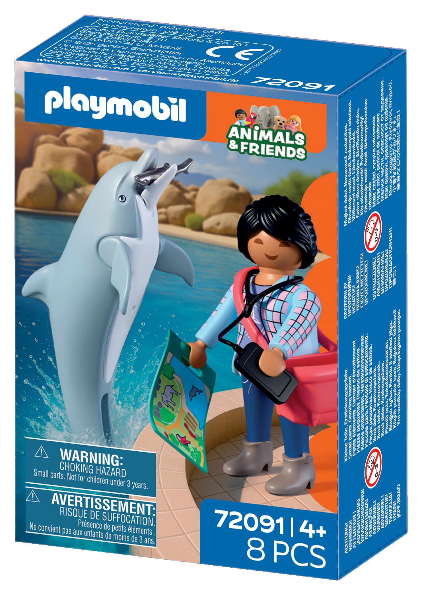 Zoo: Dolphin and Visitor