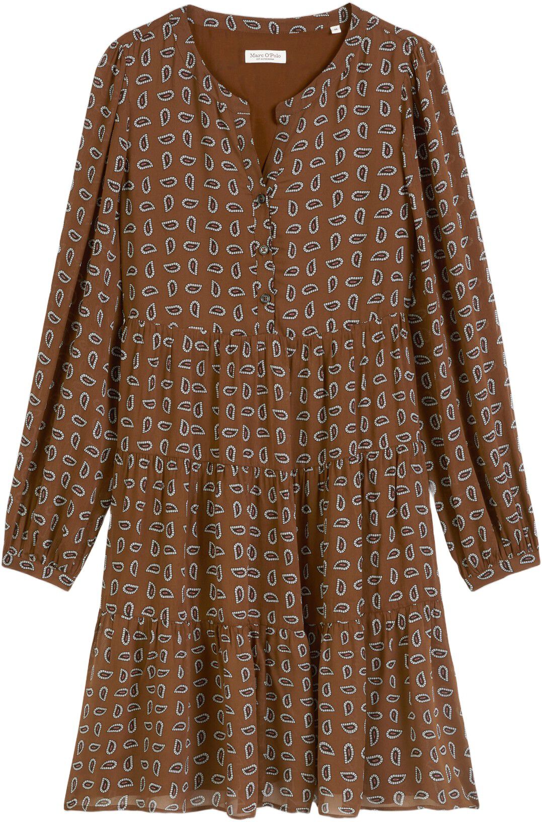 Dress, woven, longsleeve, short len