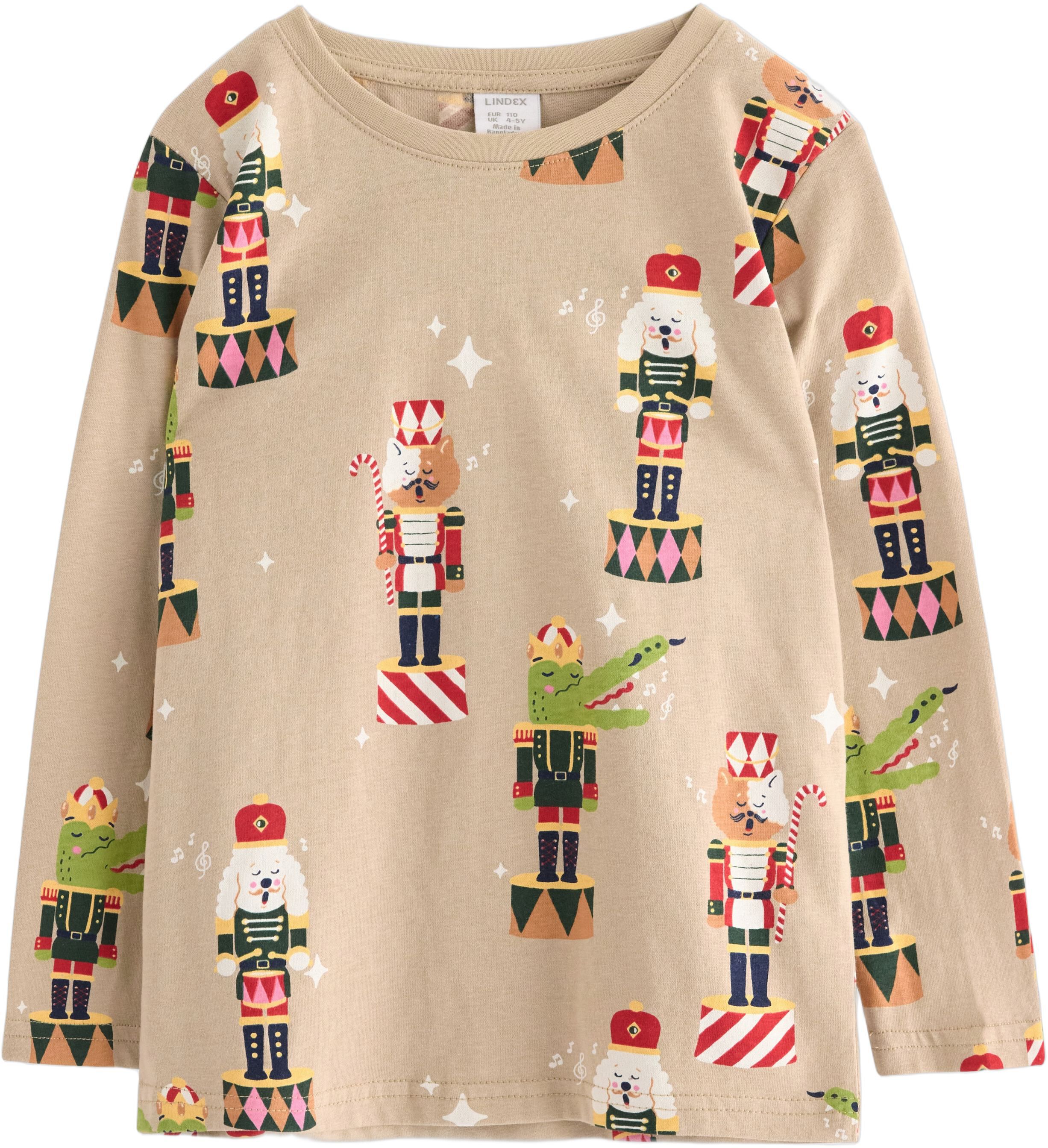 Langermet topp i myk bomullsjersey