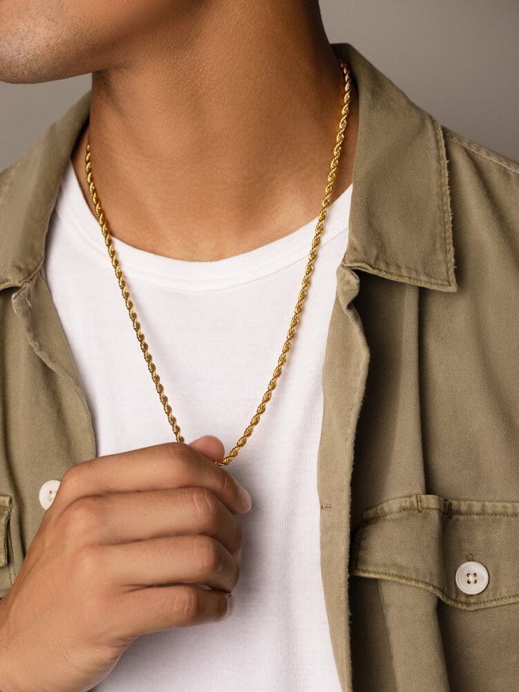 Gold Plated Rope Chain