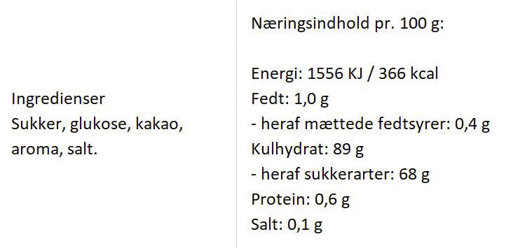 Fyldte bolcher med smag af mint og chokolade