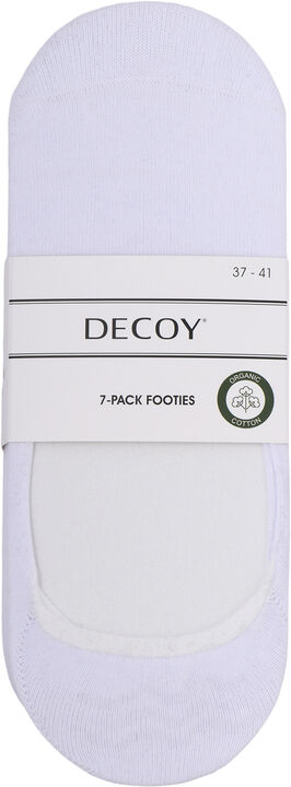 DECOY footies org. cotton 7-pk