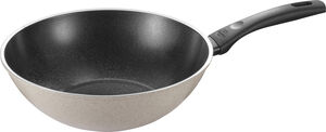 Ledro Wok 28 Beige Rund Aluminium