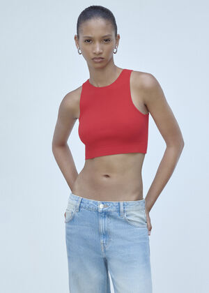 Knitted cropped top