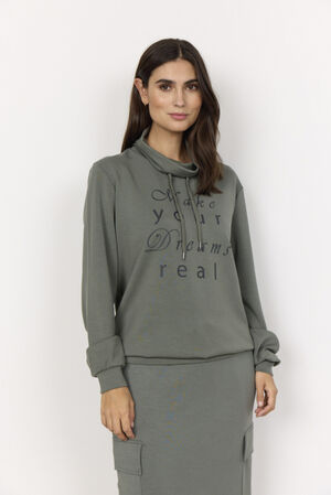SC-BANU 217 Sweatshirt Støvet Grøn