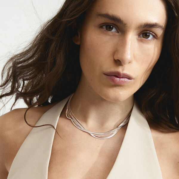KIRA necklace silver-plated