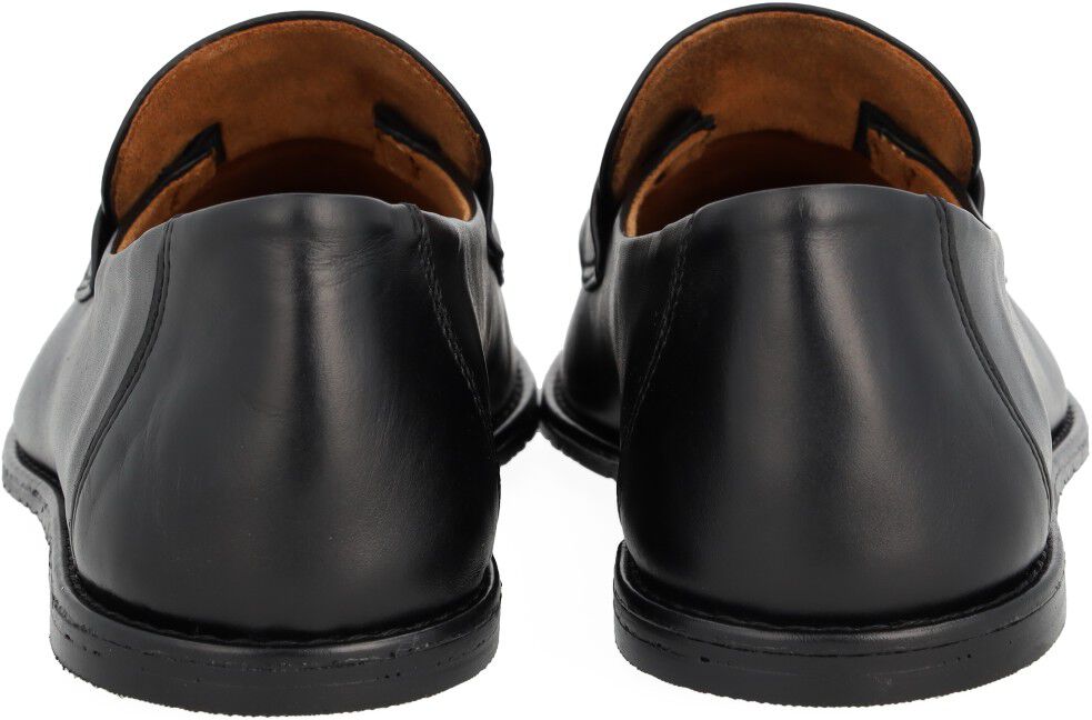 Ultrabl&oslash;d loafer med stikningsdetalje