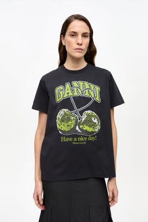 Basic Jersey green CHERRY Relaxed T