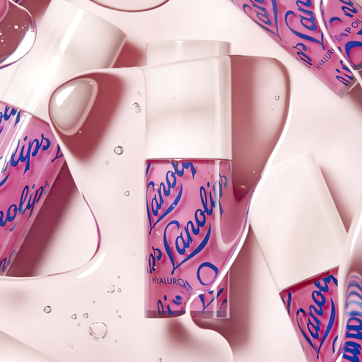 Hindbær læbeolie - med hyaluronsyre og lanolin