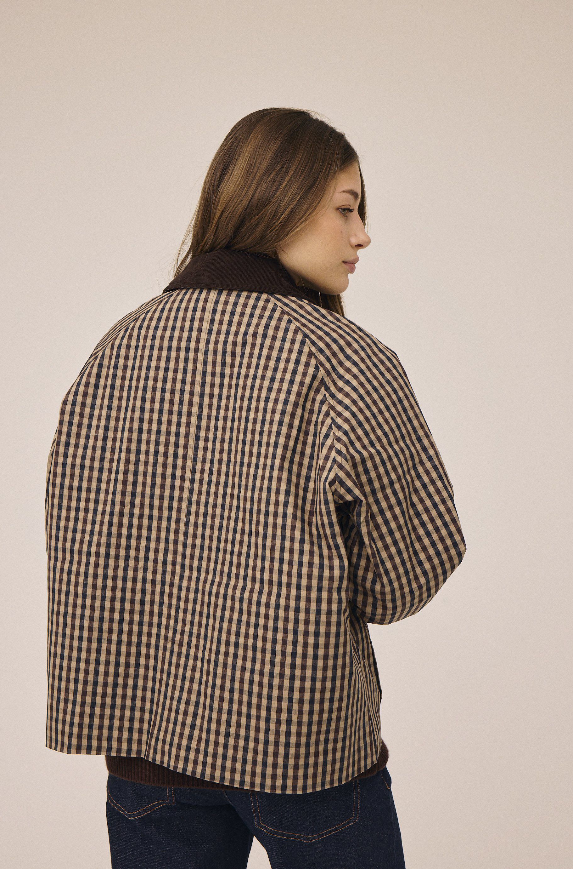 Emmy 9 Jacket with corduroy details - GRS