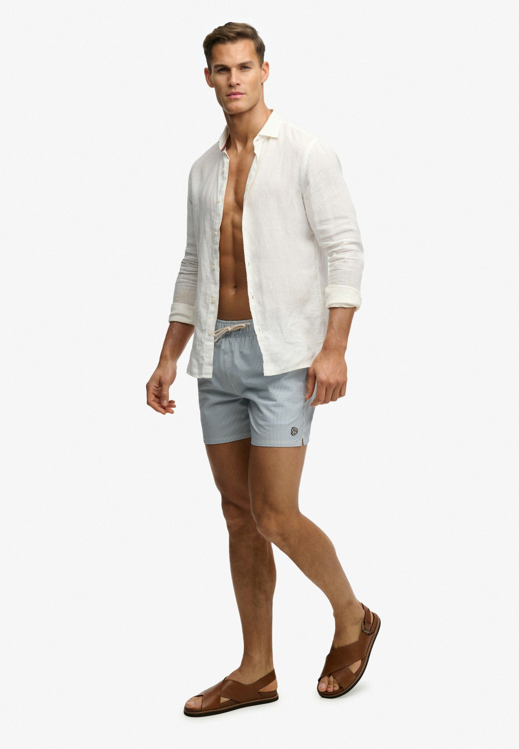 SEER SUCKER 15 SWIM SHORT