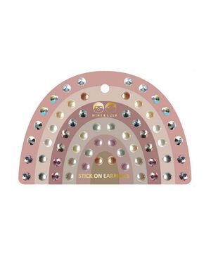 Mimi & Lula - Ørestickers 30 par - Pink Gem Earrings