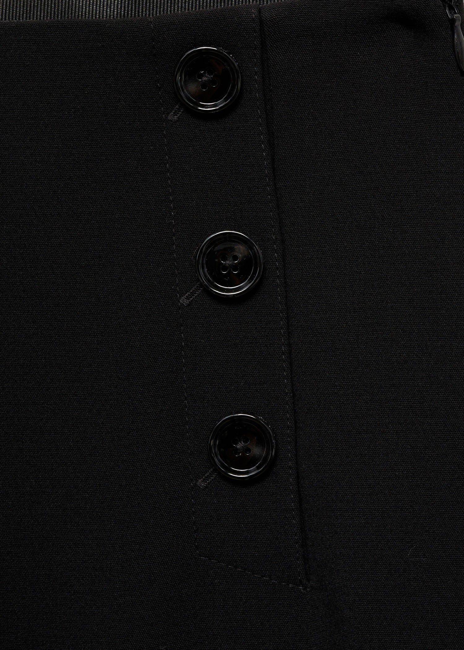 Wide leg trousers with buttons