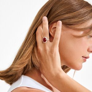 LYNDON ring s&oslash;lvbelagt