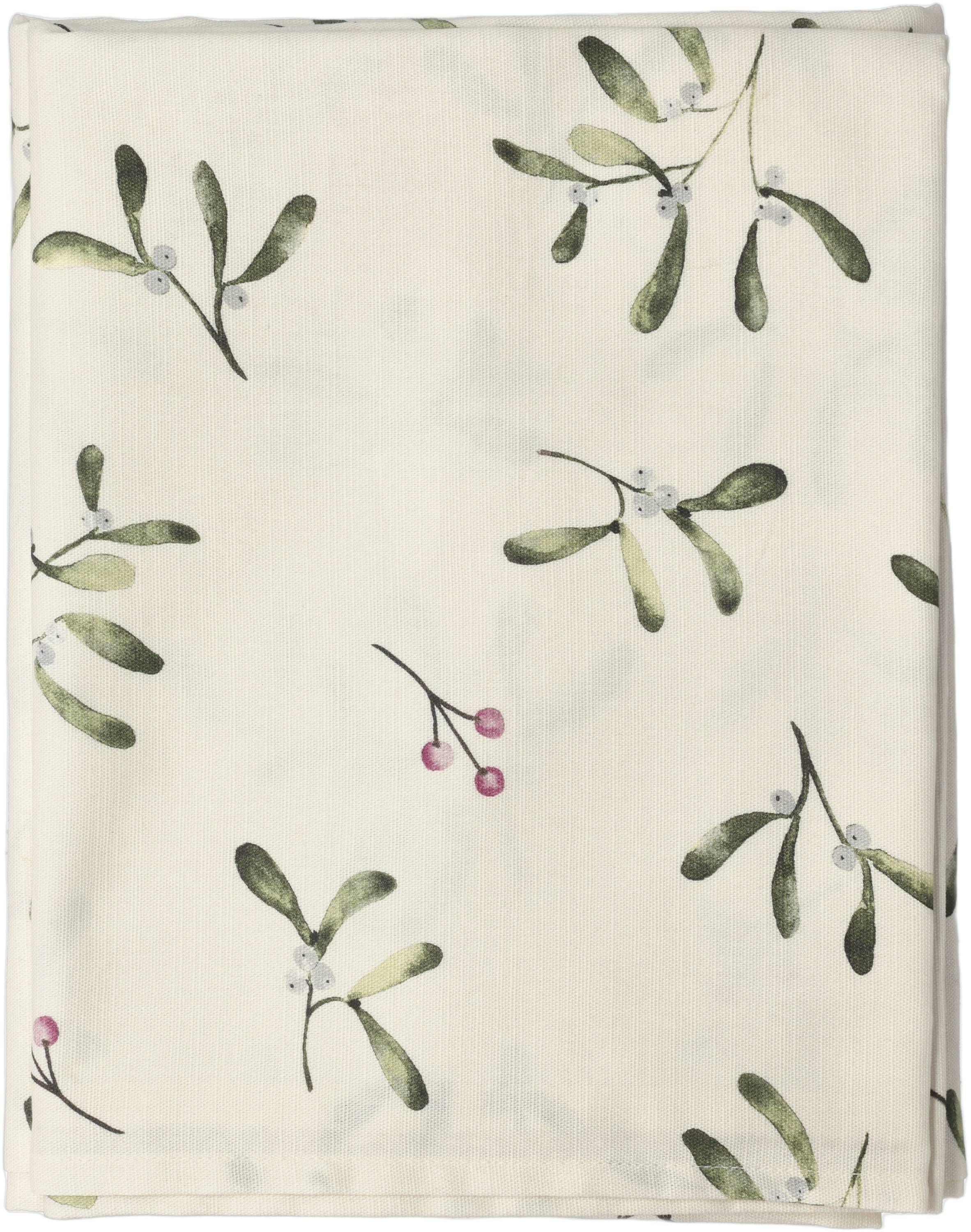 Juledug 140x350 Mistletoe Nature