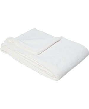 Bedspread 260x260cm w/lace white