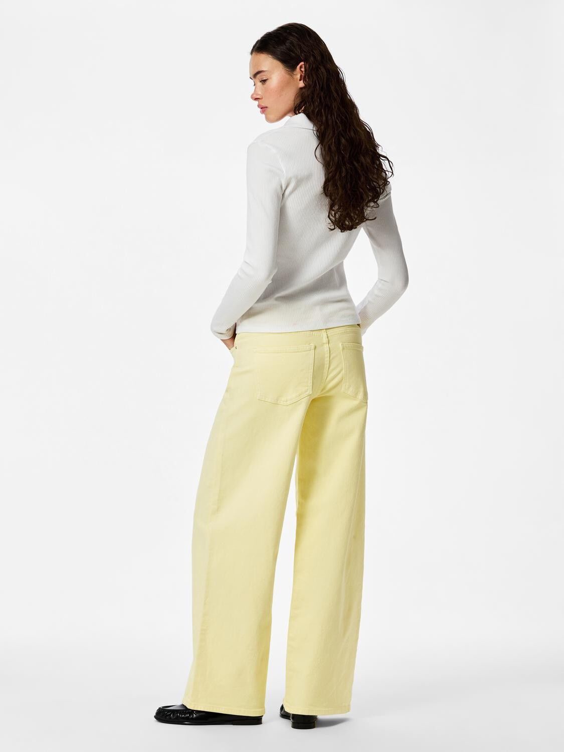 PCSELMA LW WIDE COLORED NOOS JEANS