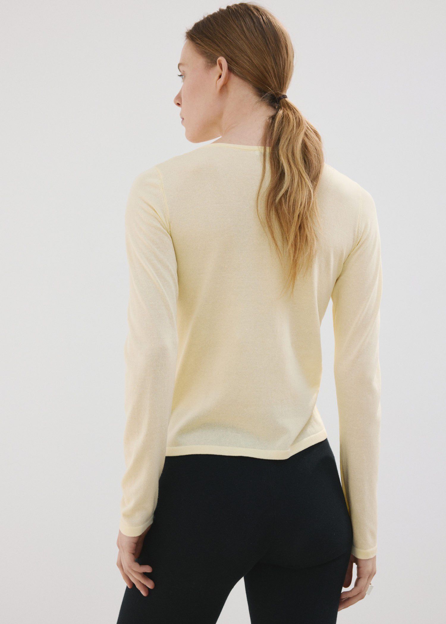 Knitted button cardigan