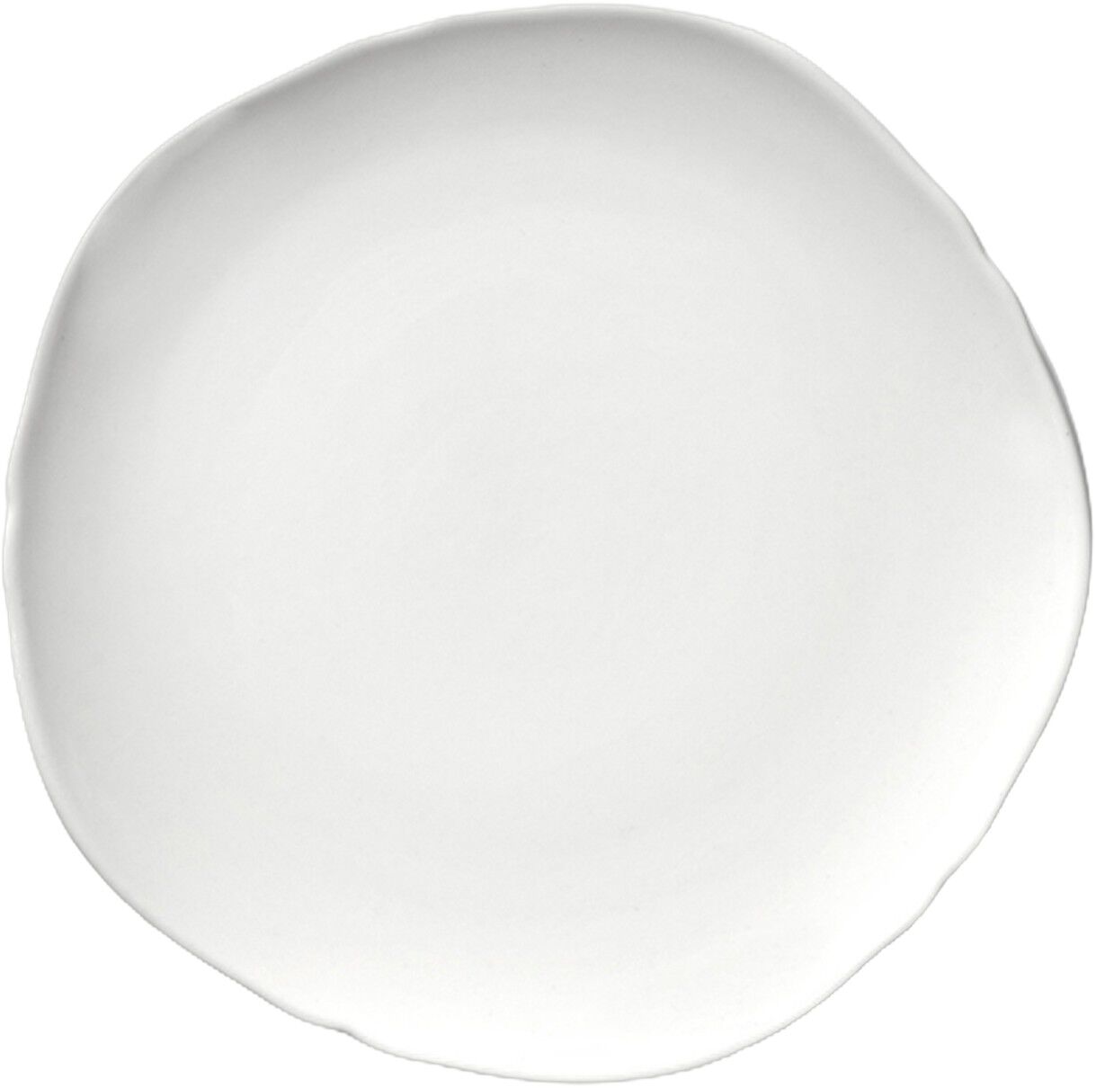 BREAD PLATE WHITE SILHOUETTE